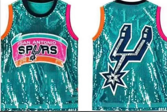 Teal Sequin Jersey